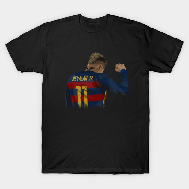 Neymar Jr T-Shirt by siddick49